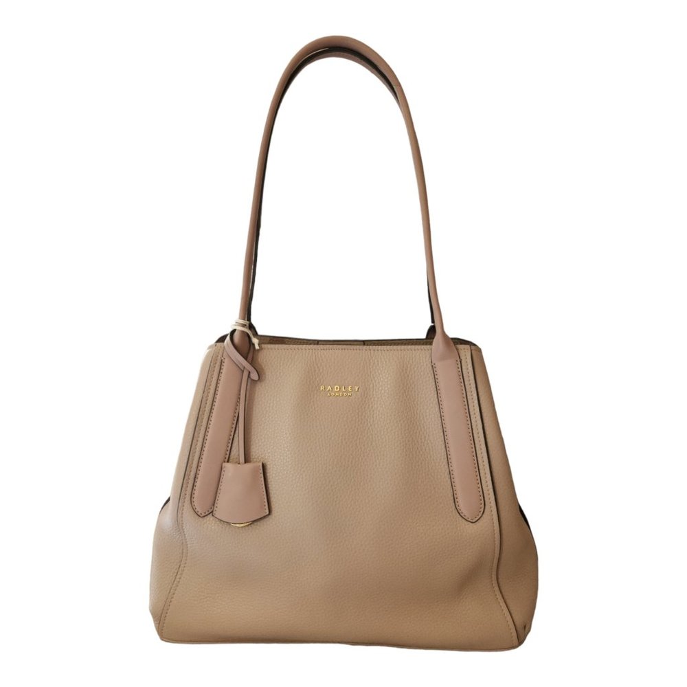NEW Radley London Baylis 2.0 leather Shoulder Bag Beige Overflow NWT